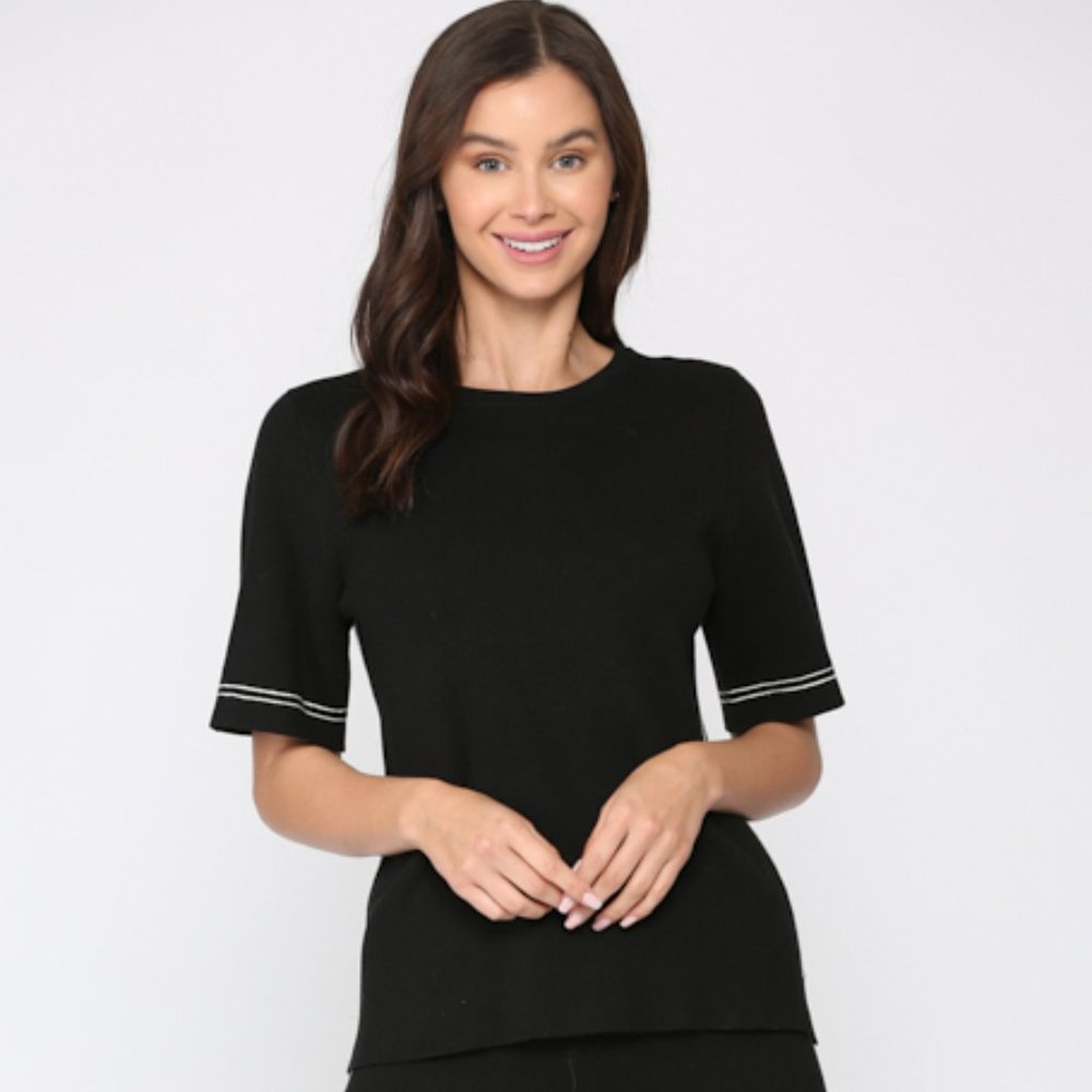 Susie Ribbed Knitted Top